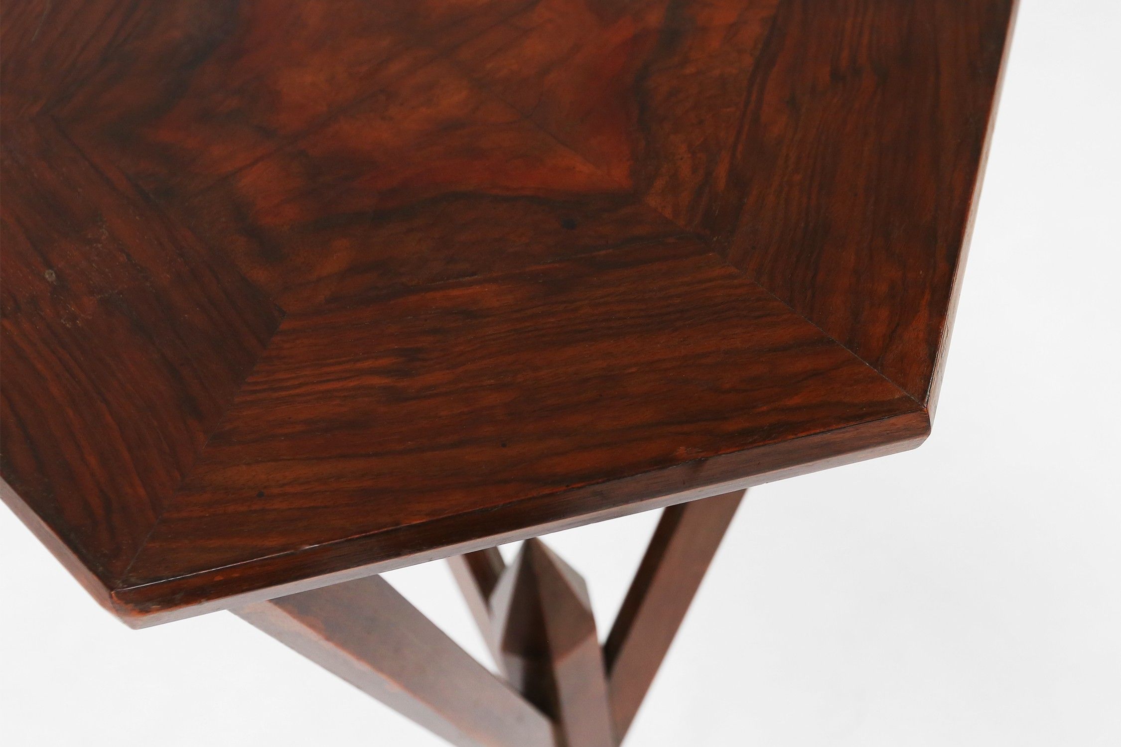 Elegant French Art Deco console in wood from the 1930sthumbnail